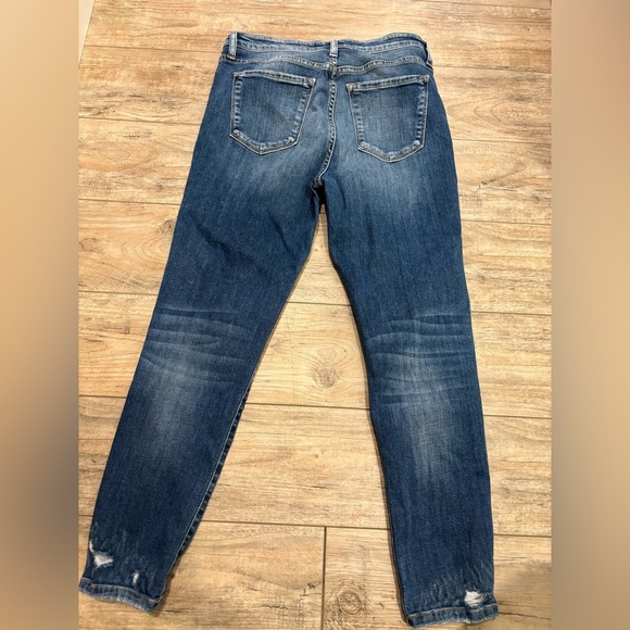 Flying Monkey high rise ankle skinny Women's Blue Jeans size 29 - Picture 4 of 7